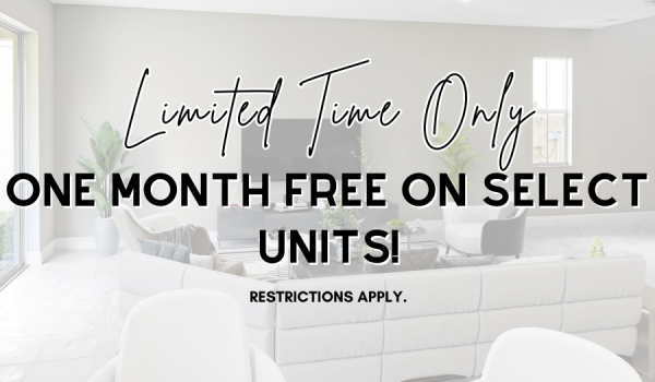 One Month Free!